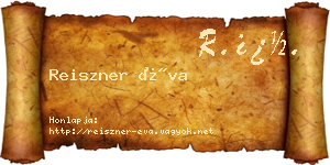 Reiszner Éva névjegykártya